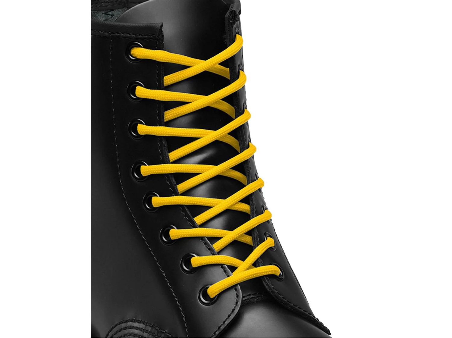 Dr Martens 140CM 8-10 Eye Laces Yellow Round - Image 2