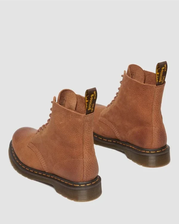 Dr. Martens 1460 8 Eye Boot - Desert Brown Tumbled Nubuck - Image 5