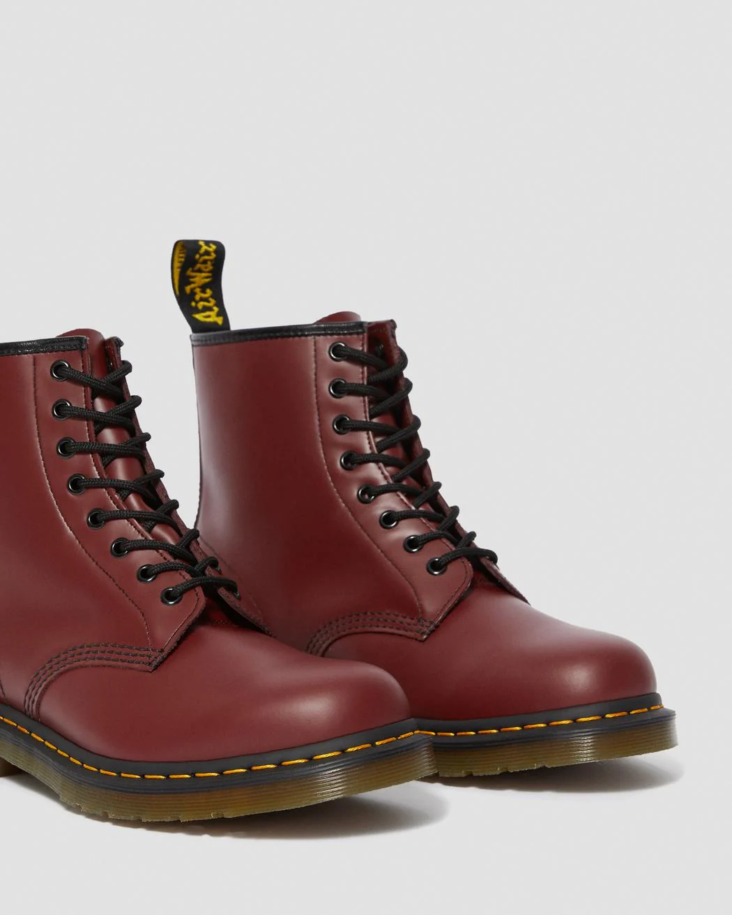 Dr Martens 1460 Cherry Smooth Leather Ankle Boots - Image 3