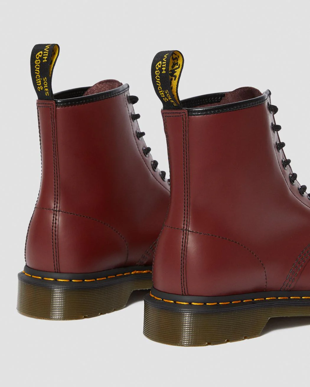 Dr Martens 1460 Cherry Smooth Leather Ankle Boots - Image 4