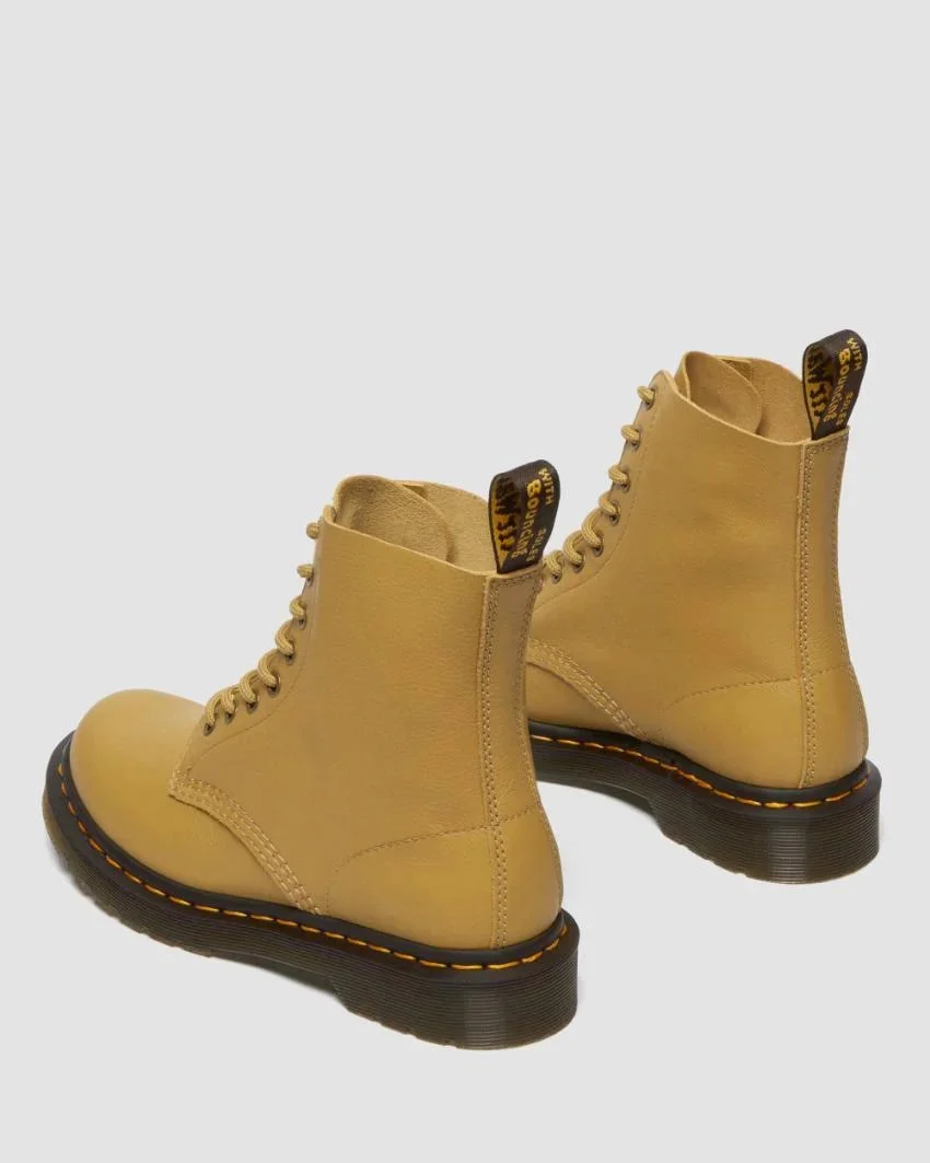 Dr. Martens 1460 Pascal 8 Eye Boot - Mustard Virginia - Image 5