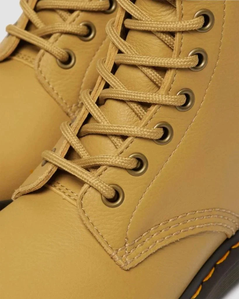 Dr. Martens 1460 Pascal 8 Eye Boot - Mustard Virginia - Image 7