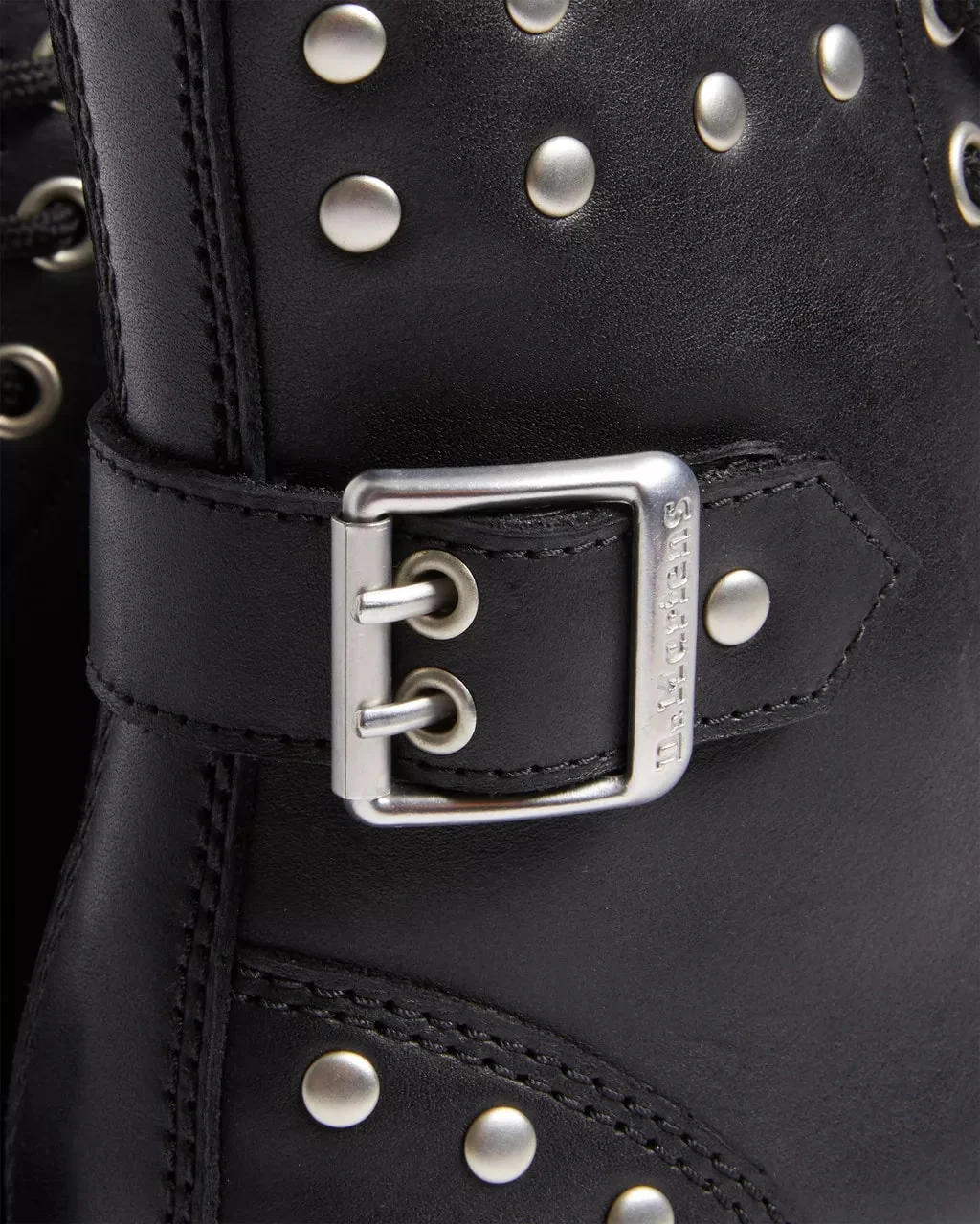 Dr. Martens 1460 Pascal Hardware Nappa Leather Lace Up Boots - Image 9