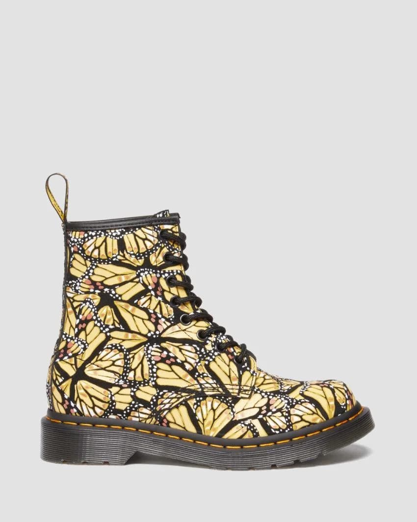 Dr. Martens 1460 Suede 8 Eye Boot - Butterfly Yellow E.H Suede MB