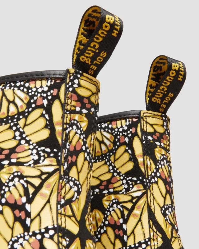 Dr. Martens 1460 Suede 8 Eye Boot - Butterfly Yellow E.H Suede MB - Image 7