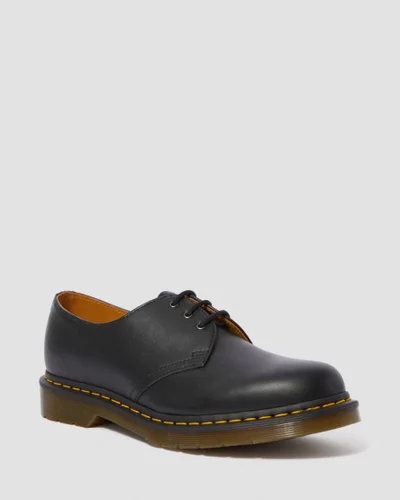 Dr. Martens 1461 3 Eye Leather Shoe - Black Nappa - Image 3