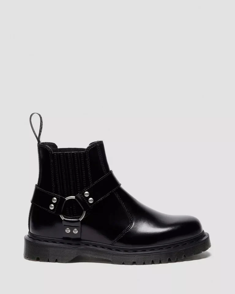Dr. Martens 2976 Harness Chelsea Boot - Black Analine - Image 3