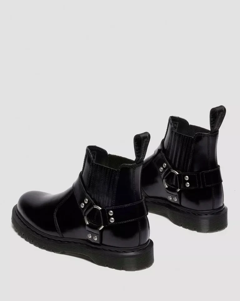 Dr. Martens 2976 Harness Chelsea Boot - Black Analine - Image 5