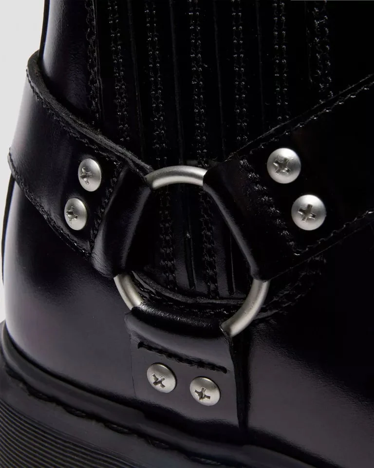 Dr. Martens 2976 Harness Chelsea Boot - Black Analine - Image 7