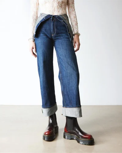Dr. Martens 2976 Quad Chelsea Boot - Cherry Red Arcadia - Image 2