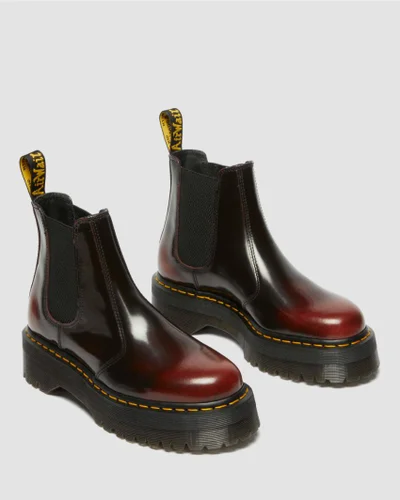 Dr. Martens 2976 Quad Chelsea Boot - Cherry Red Arcadia - Image 3