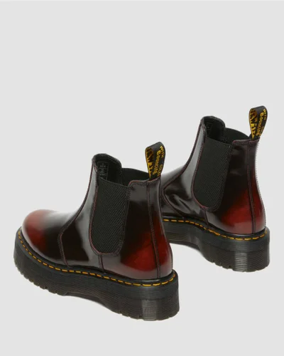 Dr. Martens 2976 Quad Chelsea Boot - Cherry Red Arcadia - Image 6