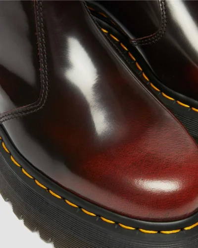 Dr. Martens 2976 Quad Chelsea Boot - Cherry Red Arcadia - Image 8