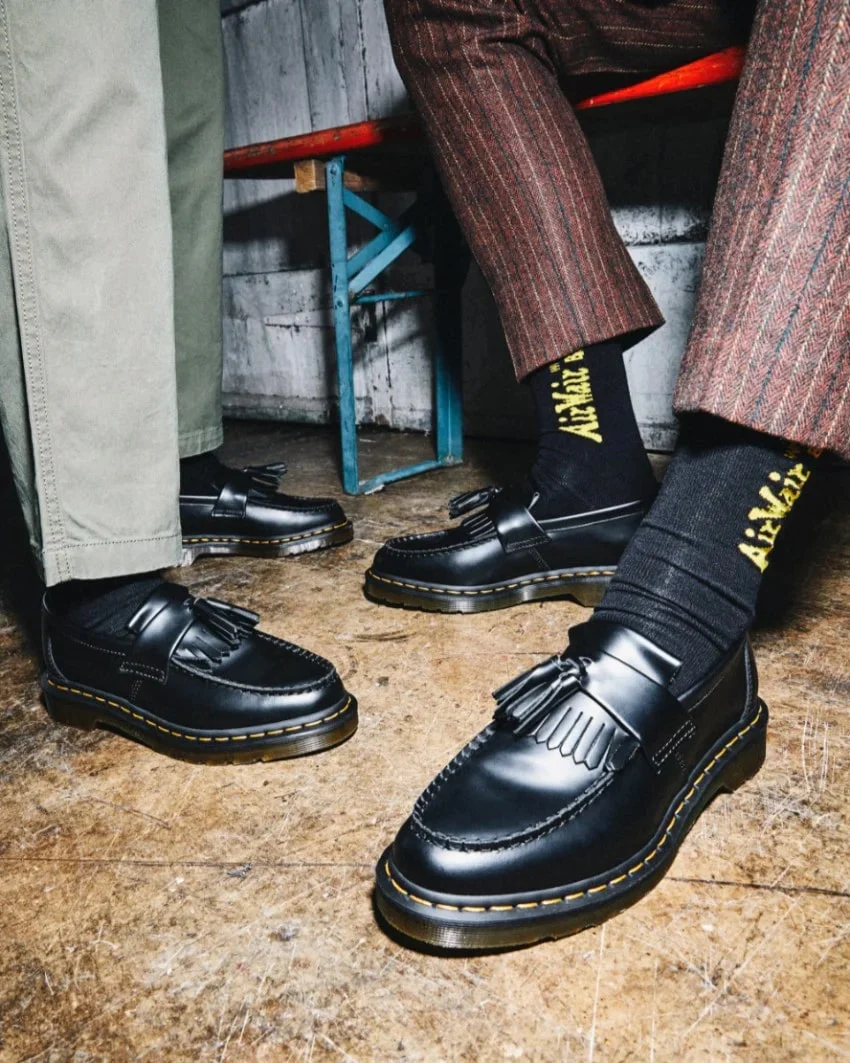 Dr. Martens Adrian Tassel Loafer Black Smooth - Image 2