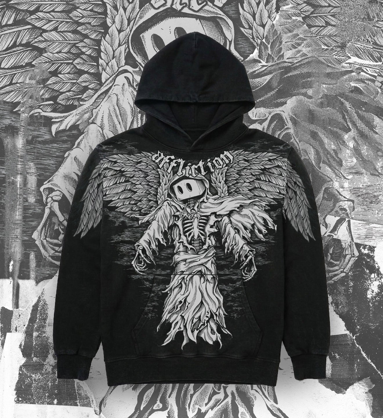 Affliction Box Boys Reaper Hoodie