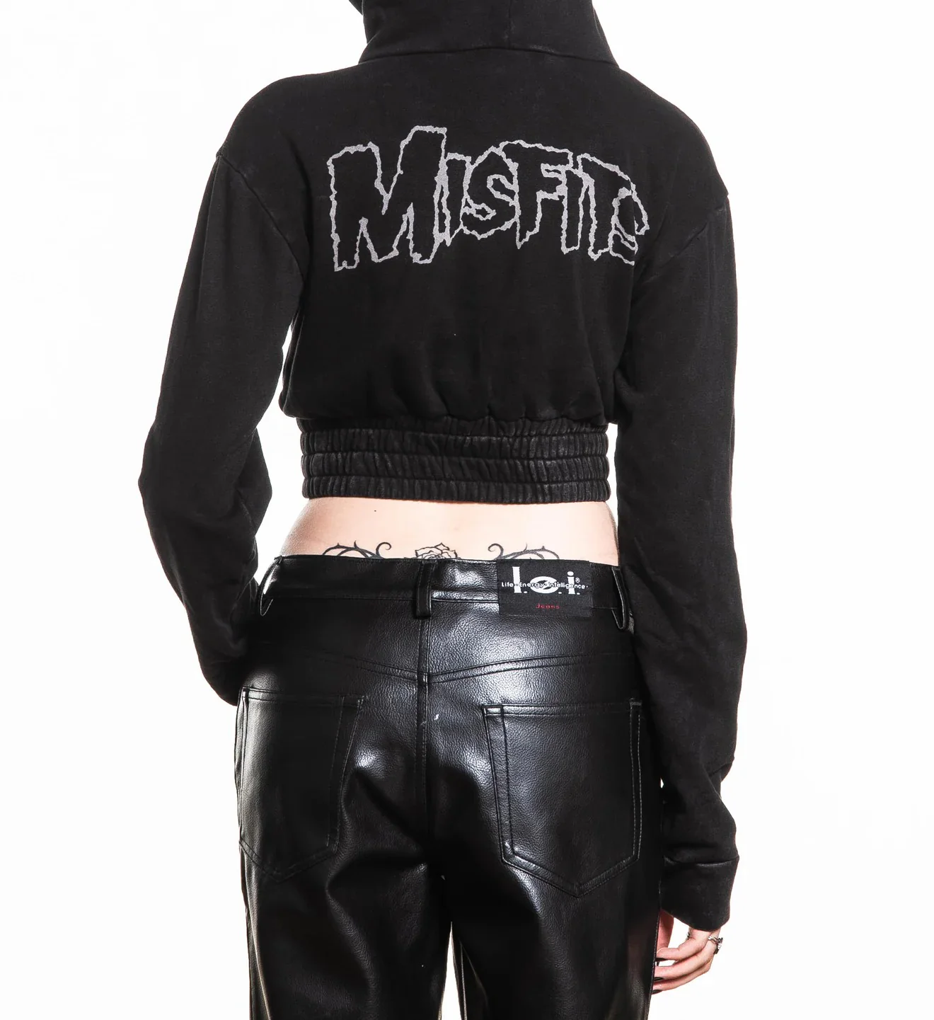 Affliction Misfits Reaper Womens Hoodie - Image 2