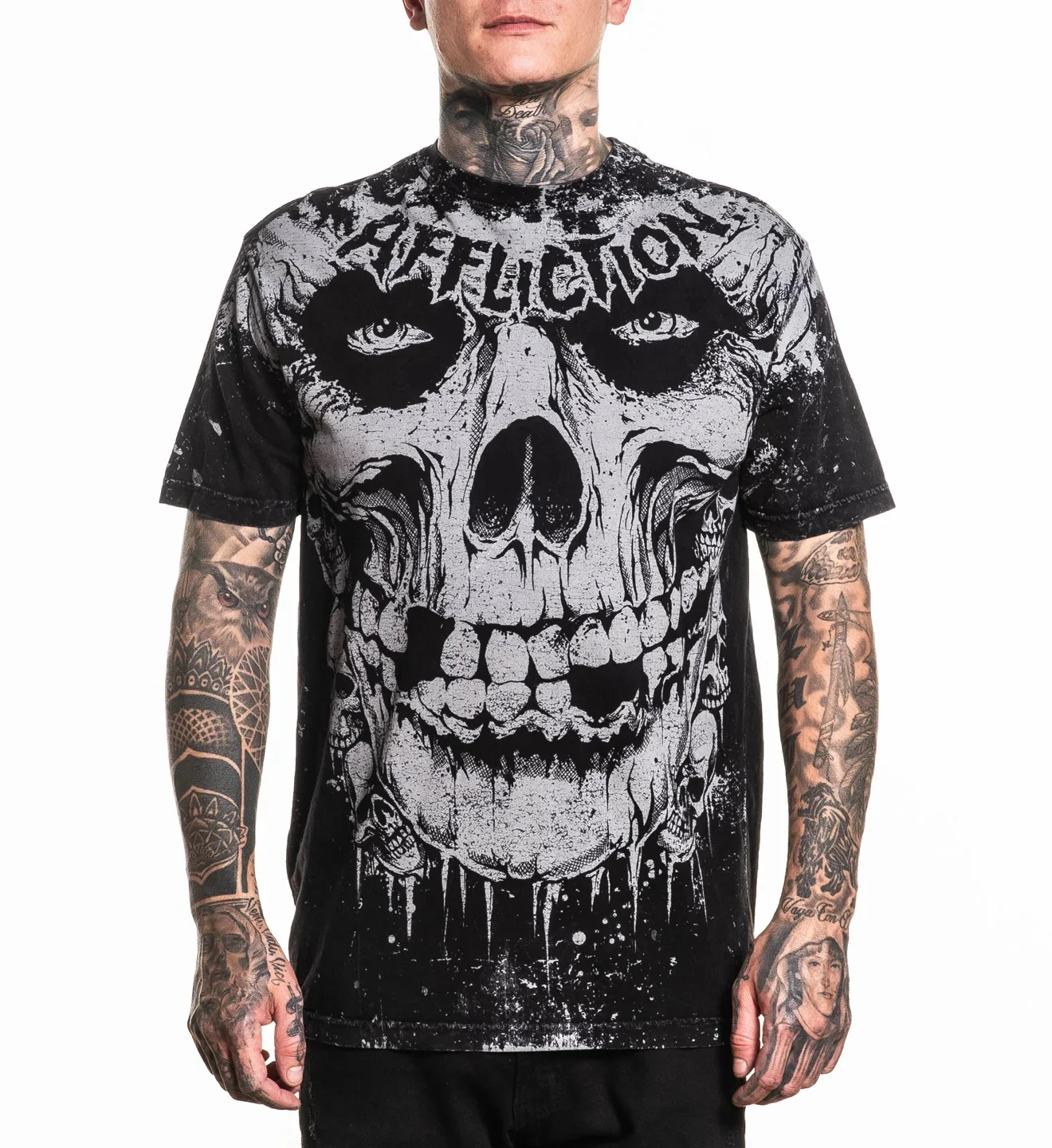 Affliction Misfits Skully Tee