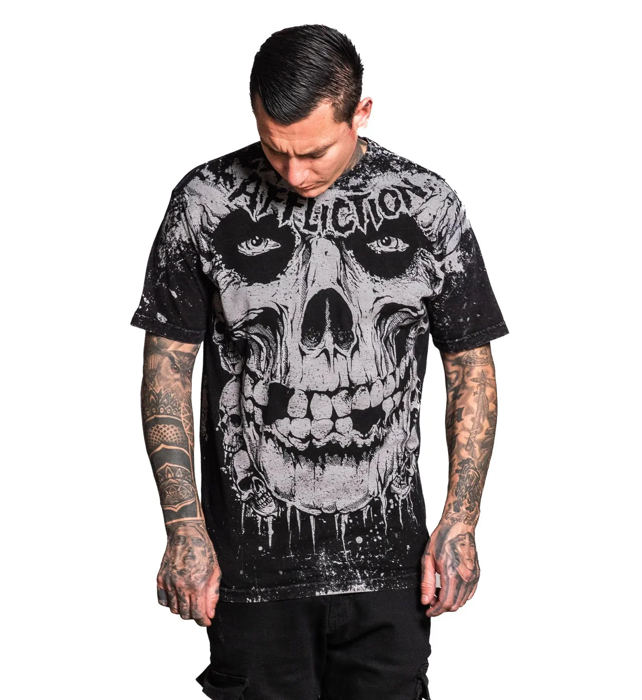 Affliction Misfits Skully Tee - Image 4
