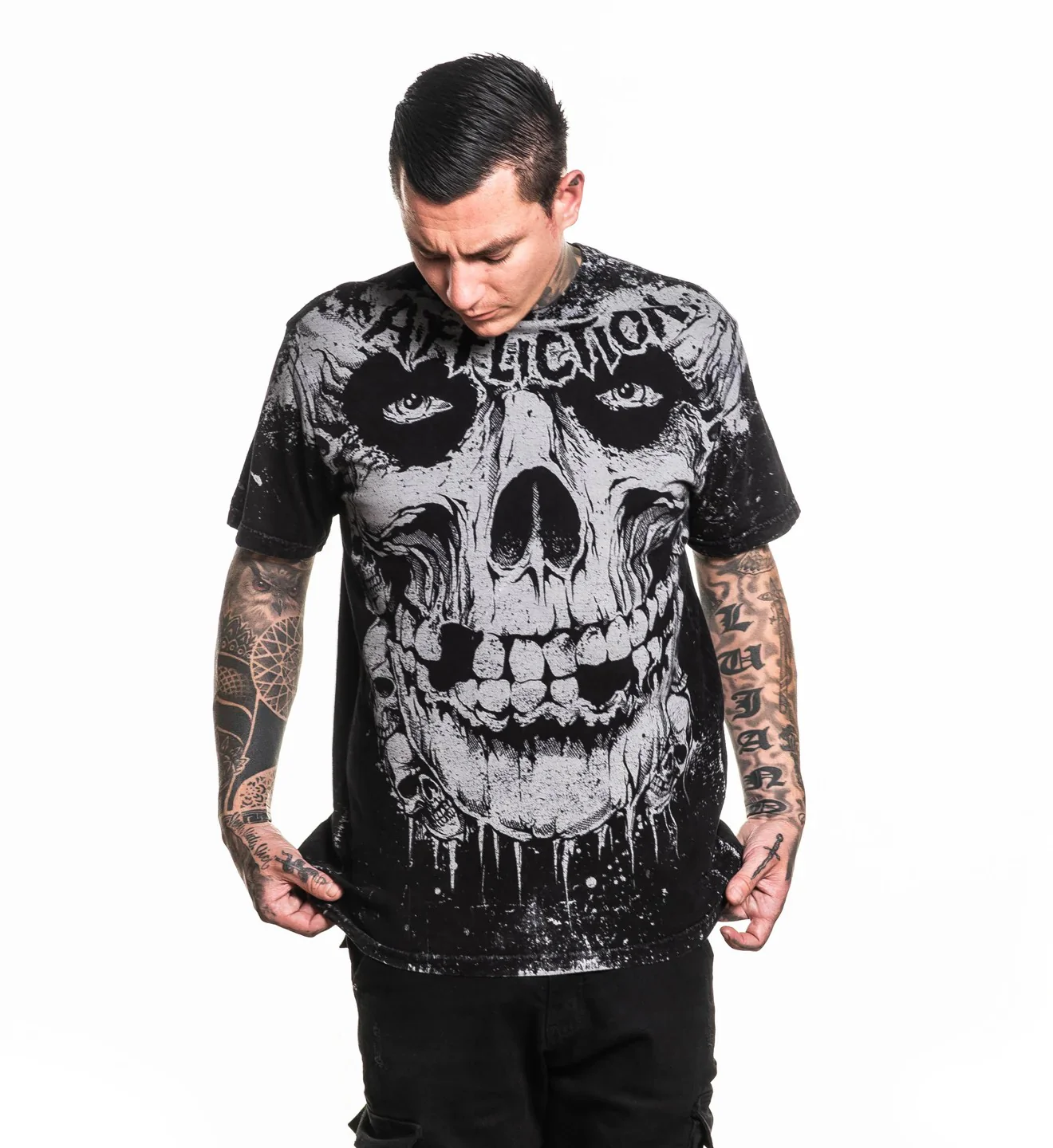 Affliction Misfits Skully Tee - Image 5