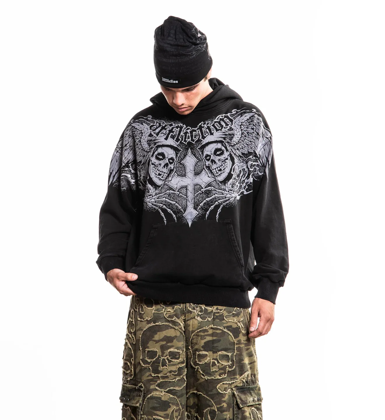 Affliction Misfits Wings Hoodie - Image 3