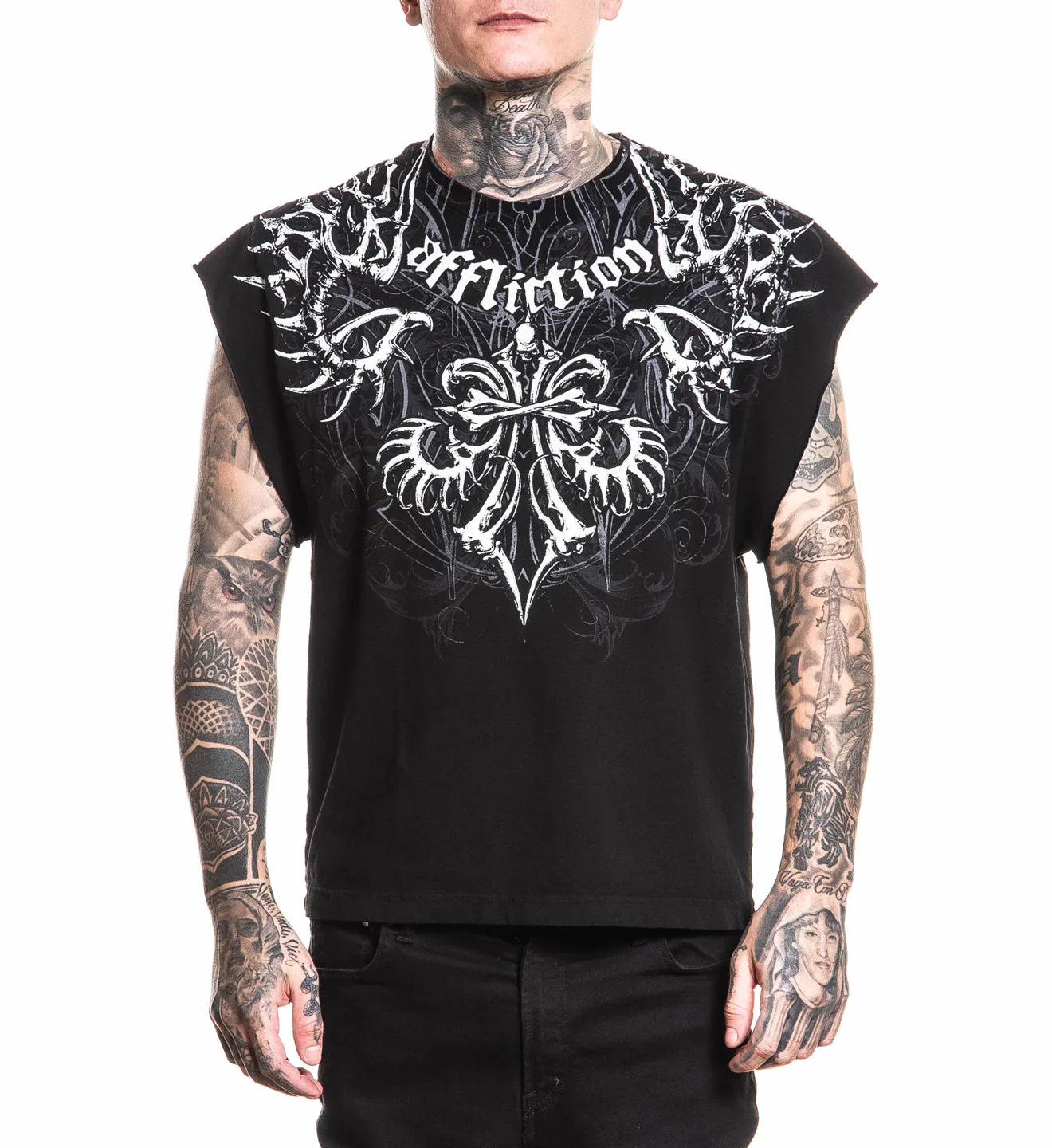 Affliction Skeleton Muscle Tee