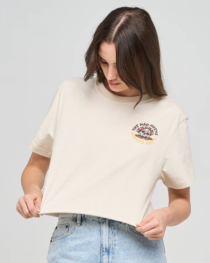 The Mad Hueys ALWAYS SALTY | WOMENS CROP TEE - Image 5