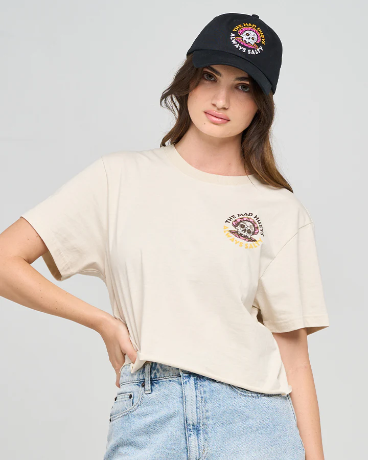 The Mad Hueys ALWAYS SALTY | WOMENS CROP TEE - Image 7