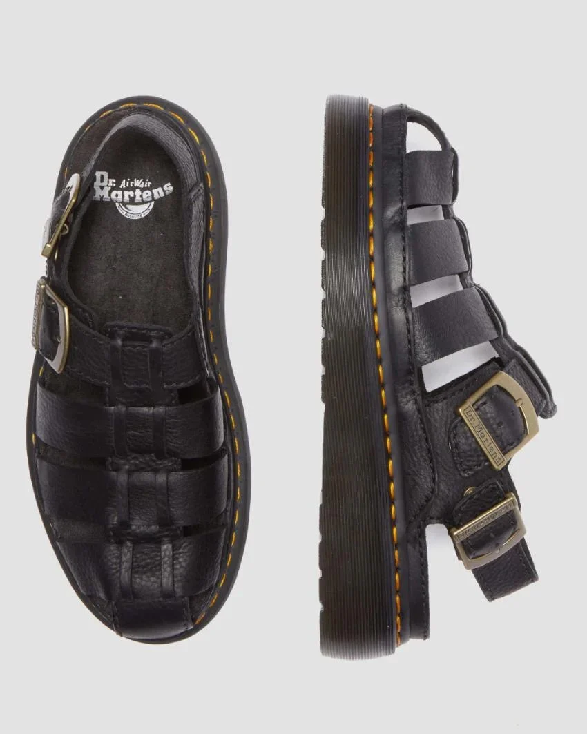 Dr. Martens Archive Fisherman Sandal - Black Grizzly - Image 5