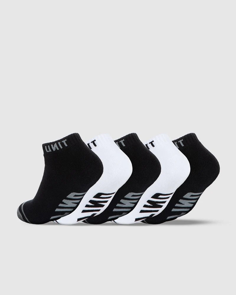 Unit Mens Bamboo Ankle Socks 5 Pack - Image 2