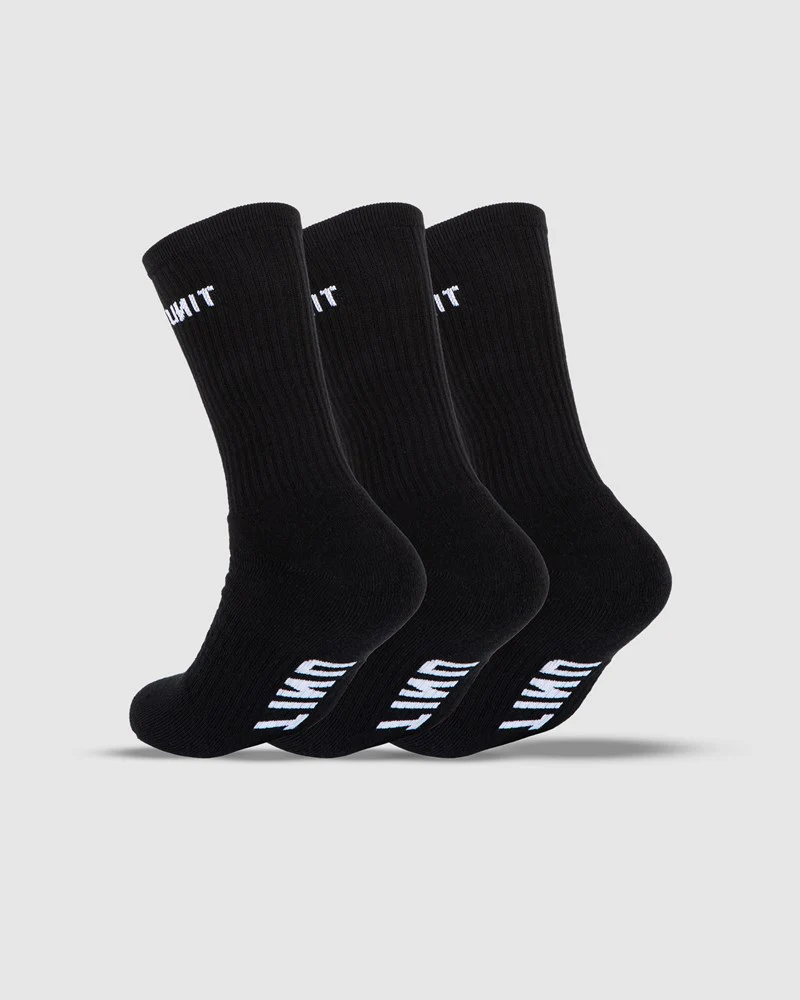 Unit Mens Bamboo Crew Socks 3 Pack - Image 4