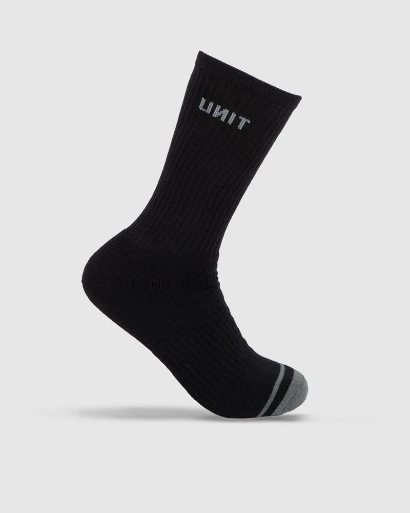 Unit Mens Bamboo Crew Socks 5 Pack - Image 3