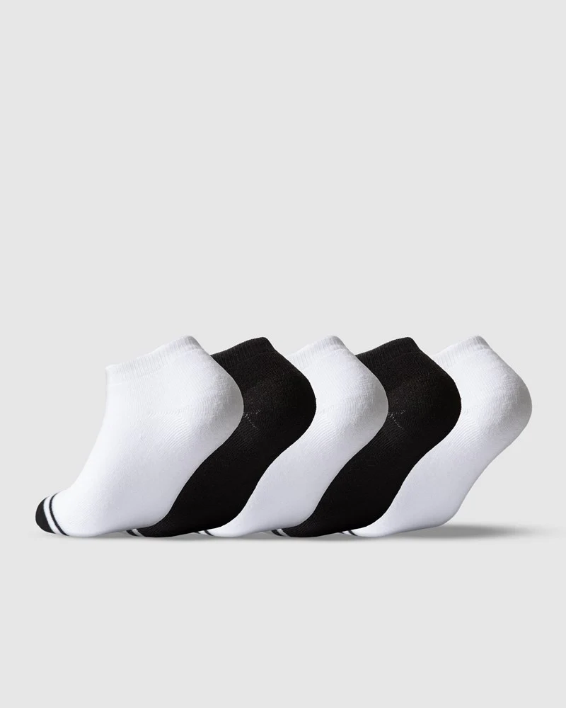 Unit Bamboo No Show Ladies 5 Pack Socks - Image 2