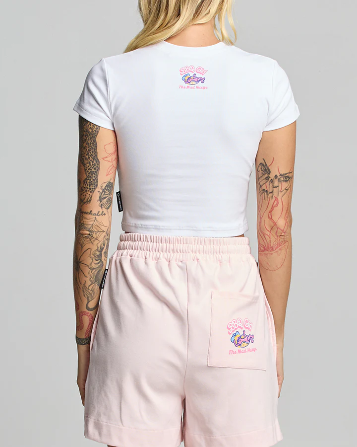 The Mad Hueys BBQ GIRL | WOMENS BABY TEE - Image 2