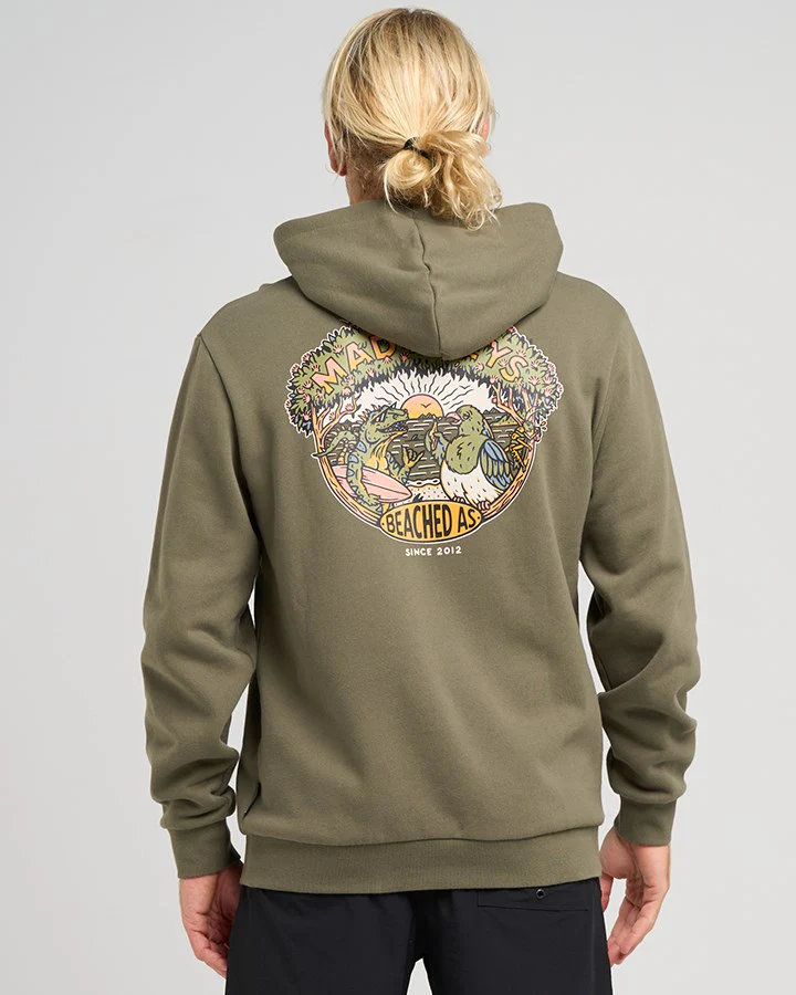 The Mad Hueys BEACHED AS NZ | HOODED PULLOVER - Image 4