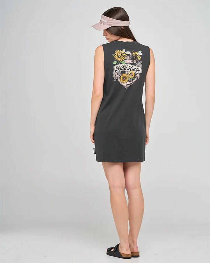 The Mad Hueys BEE ANCHOR | WOMENS MUSCLE DRESS - Image 6