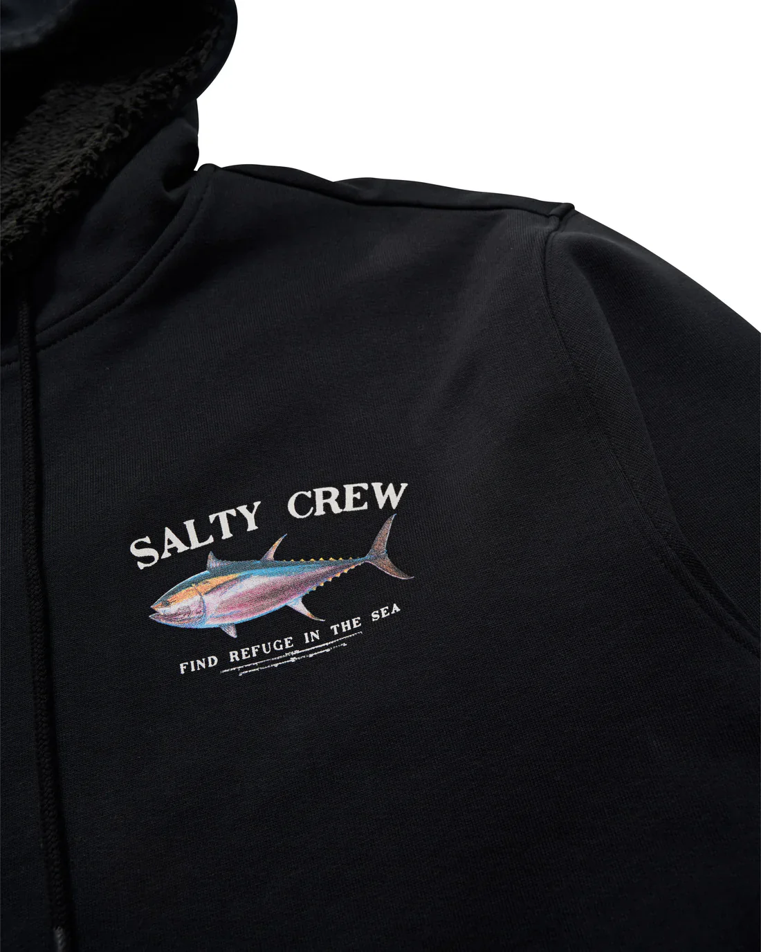 Salty Crew Big Blue Fleece Lined Zip Thru Hood - Image 3