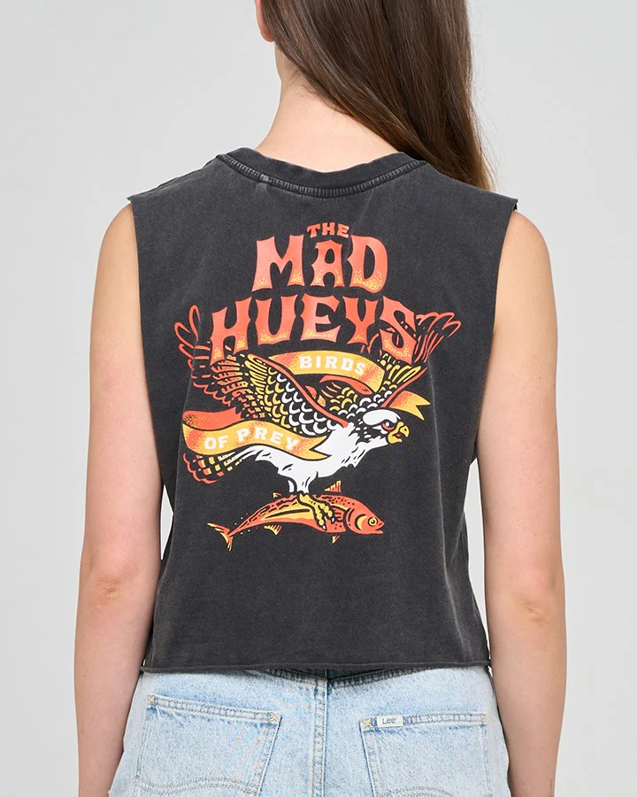 The Mad Hueys BIRDS OF PREY | WOMENS CROP MUSCLE