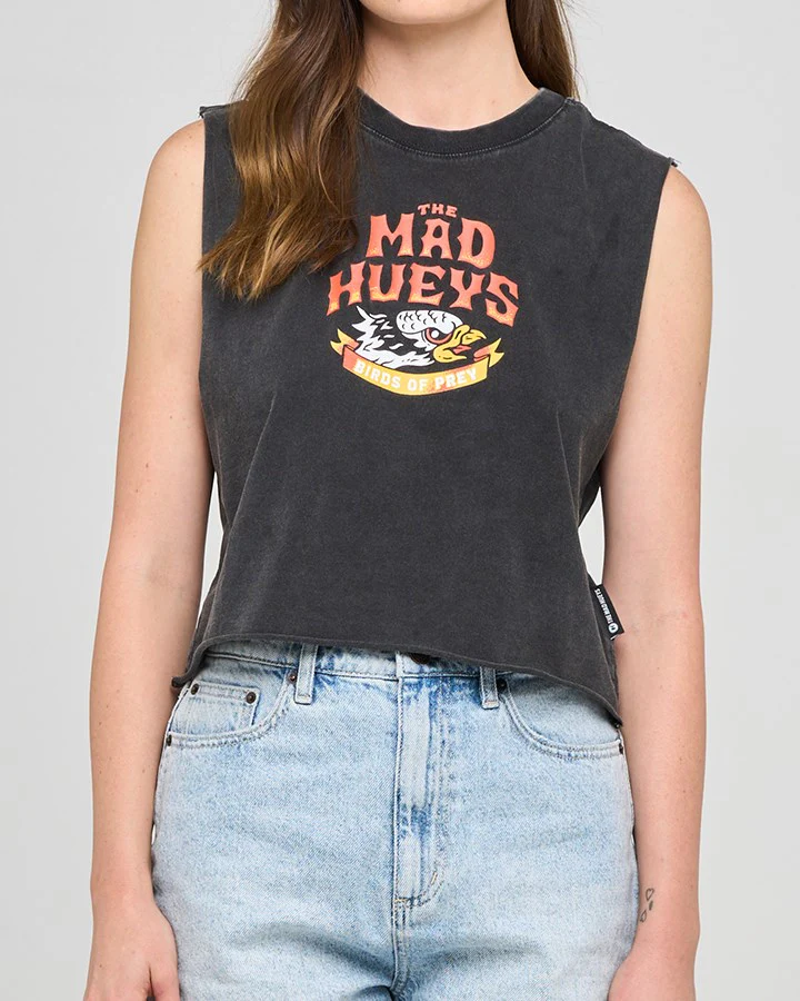 The Mad Hueys BIRDS OF PREY | WOMENS CROP MUSCLE - Image 2