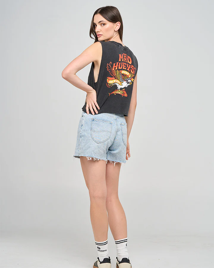 The Mad Hueys BIRDS OF PREY | WOMENS CROP MUSCLE - Image 7