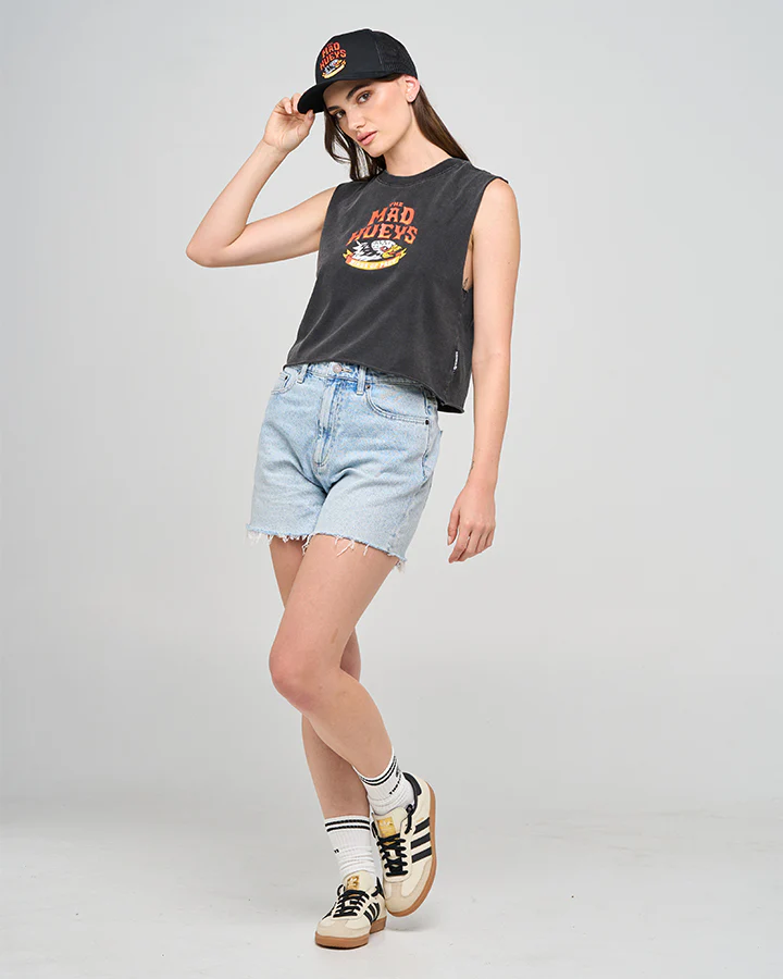 The Mad Hueys BIRDS OF PREY | WOMENS CROP MUSCLE - Image 9