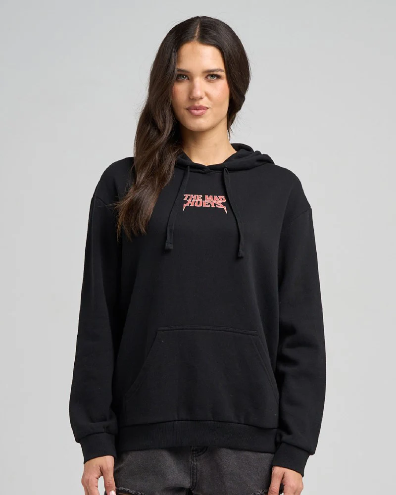 THE MAD HUEYS BORN TO HUEYS | WOMENS HOODED PULLOVER - Image 2