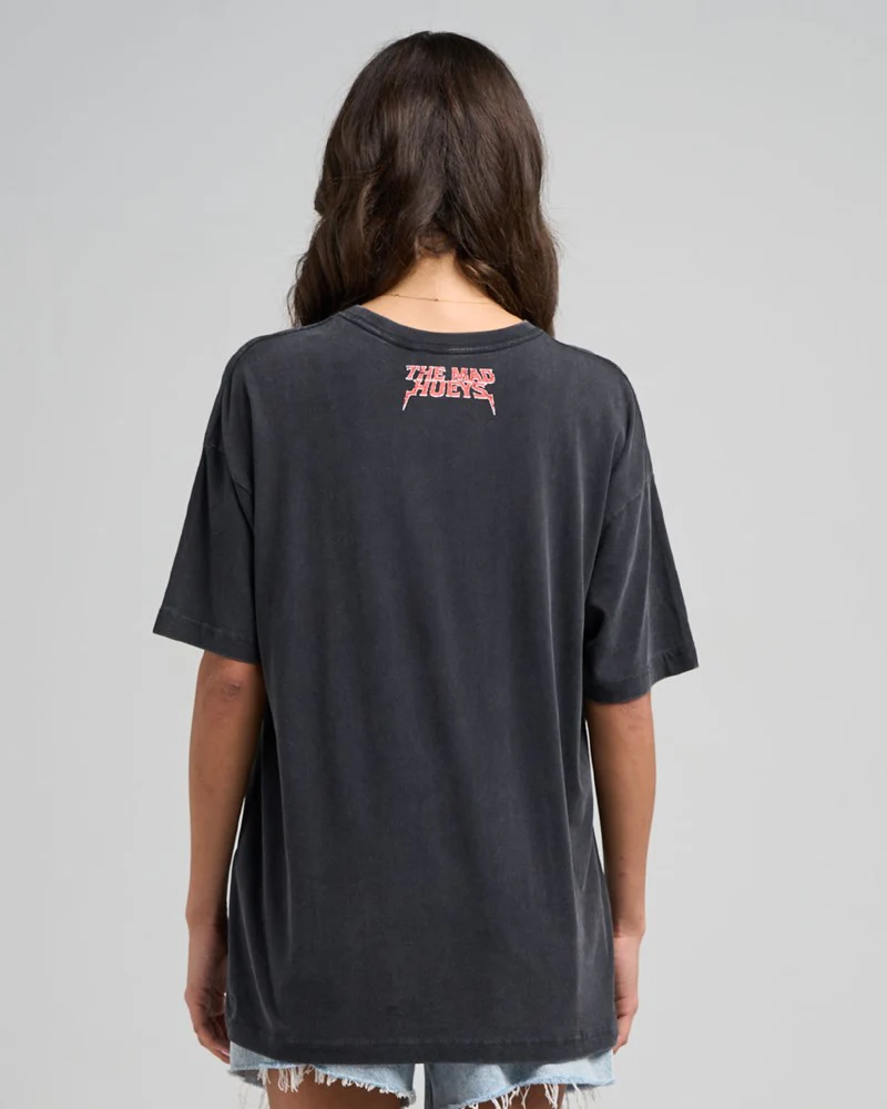 THE MAD HUEYS BORN TO HUEYS | WOMENS OVERSIZED TEE - Image 2