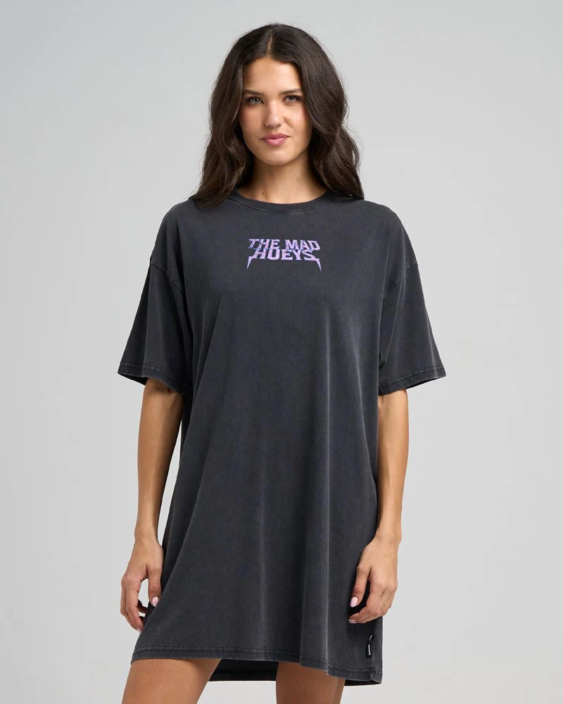 THE MAD HUEYS BORN TO HUEYS | WOMENS TEE DRESS - Image 2
