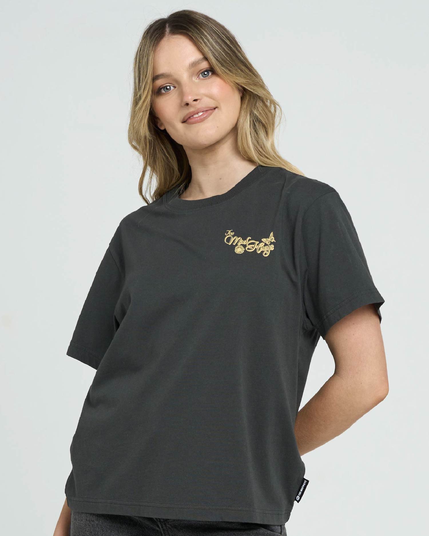 THE MAD HUEYS BUTTERFLY ANCHOR | WOMENS SS TEE - Image 3
