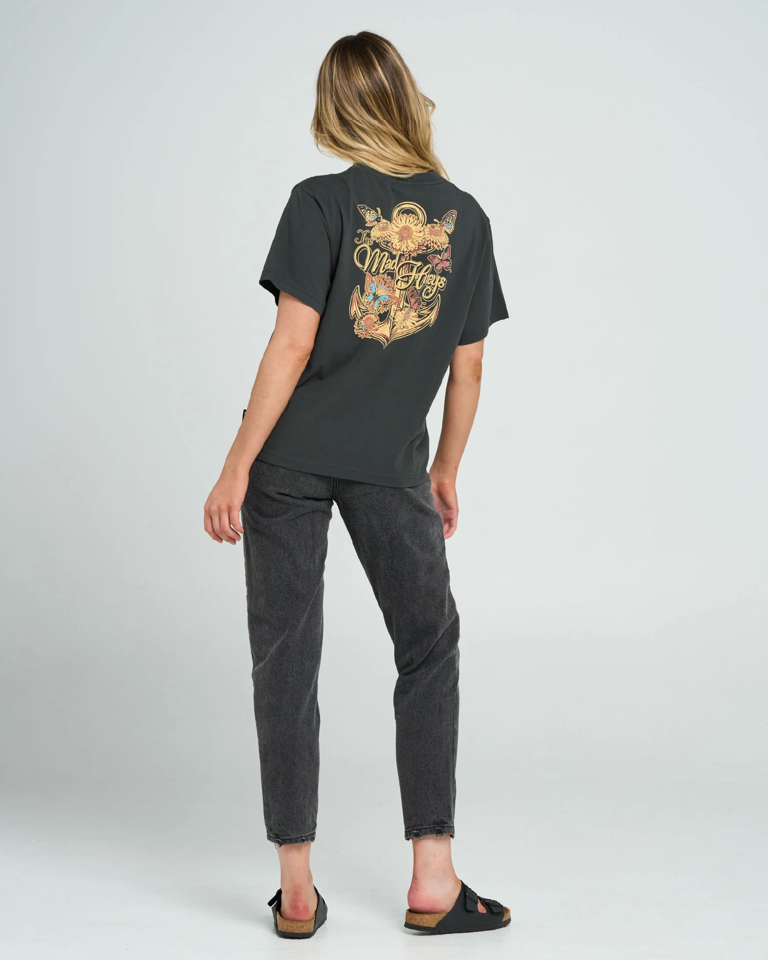 THE MAD HUEYS BUTTERFLY ANCHOR | WOMENS SS TEE - Image 4