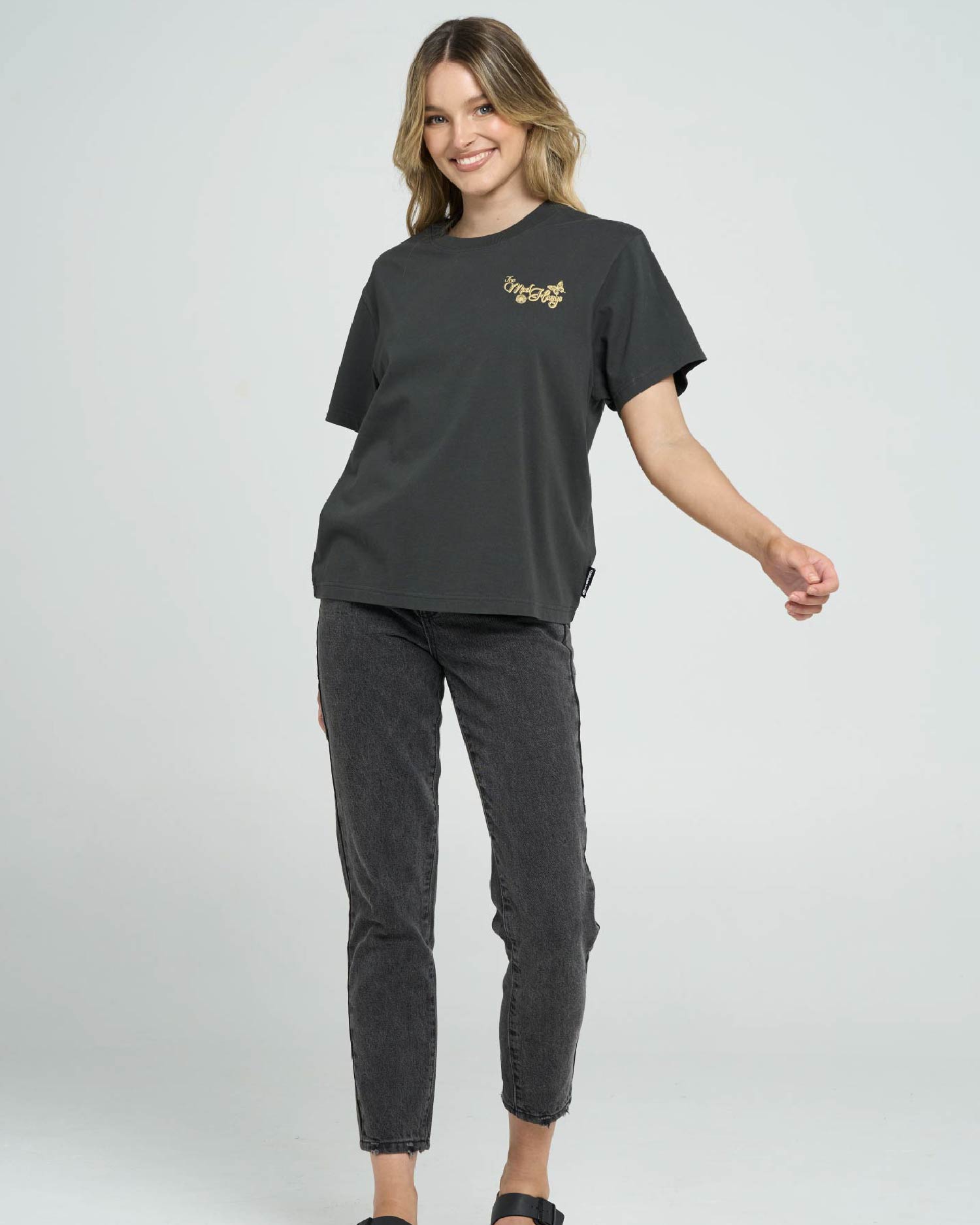 THE MAD HUEYS BUTTERFLY ANCHOR | WOMENS SS TEE - Image 5