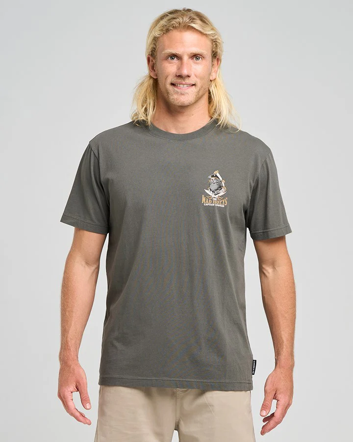 The Mad Hueys CAPTAIN SHIP FACED | SS TEE - Image 2