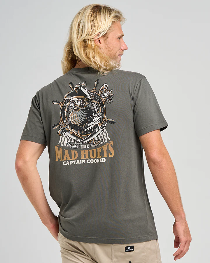The Mad Hueys CAPTAIN SHIP FACED | SS TEE - Image 4