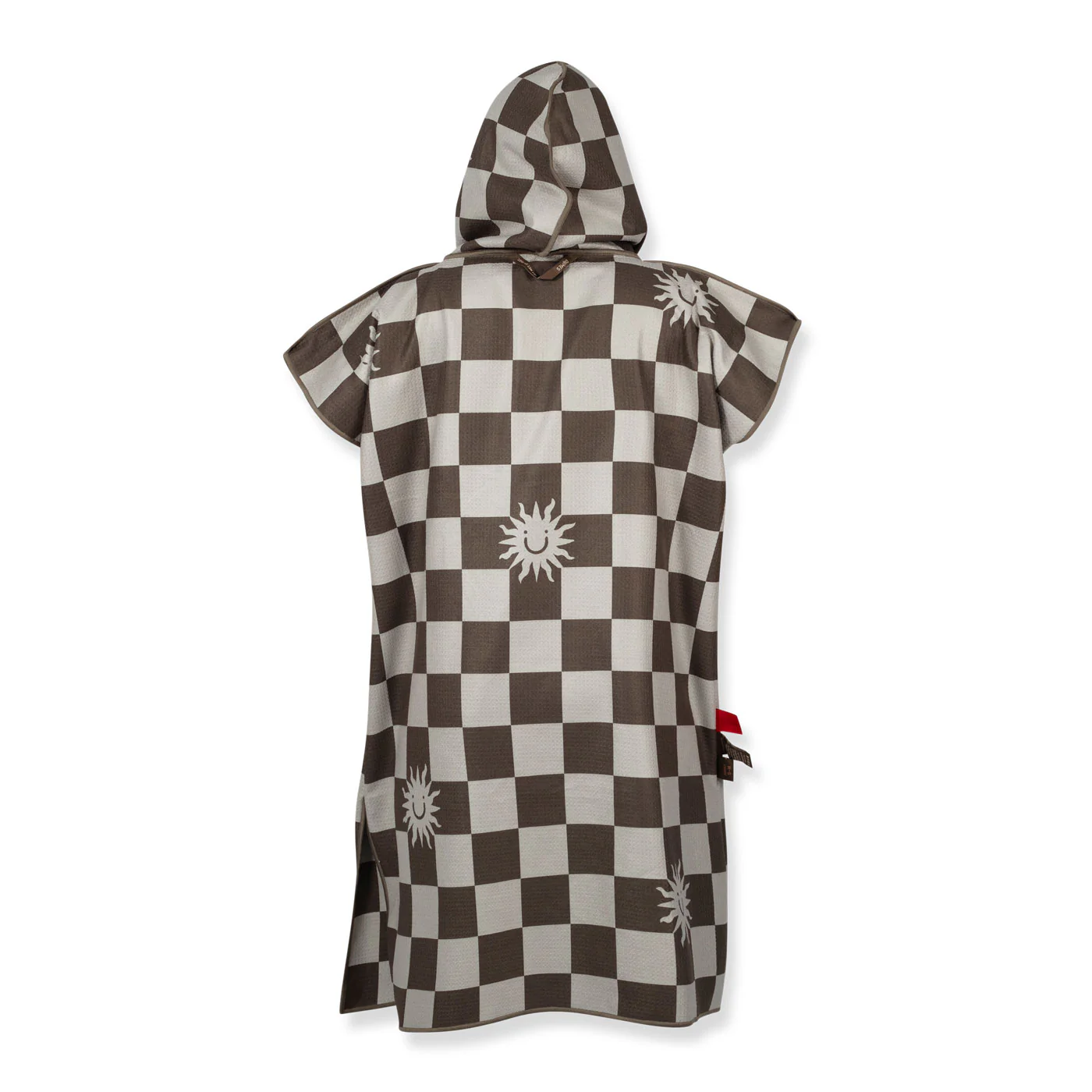 DriTimes Checked Out Moss Poncho / Hooded Towel | Youth - Image 4