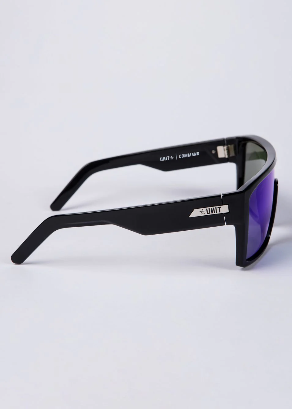 Unit Command Polarised Sunglasses - Black / Blue - Image 3